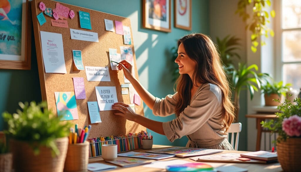 Le guide complet pour créer un vision board efficace